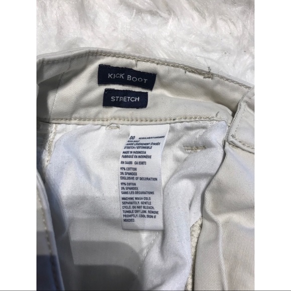 American Eagle Khaki Kick Boot Stretch Jeans - Picture 4 of 4